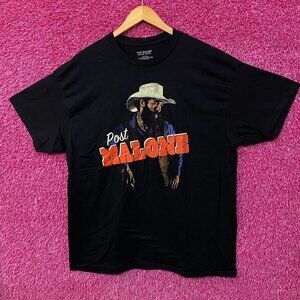 Post Malone Cowboy F-1 Trillion Album Country T-Shirt XL
